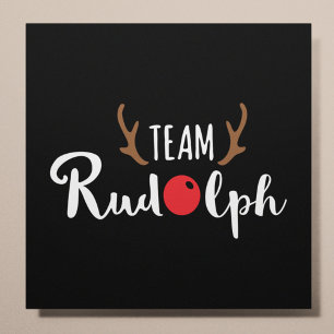 Póster Equipo Rudolph Navidades Motif