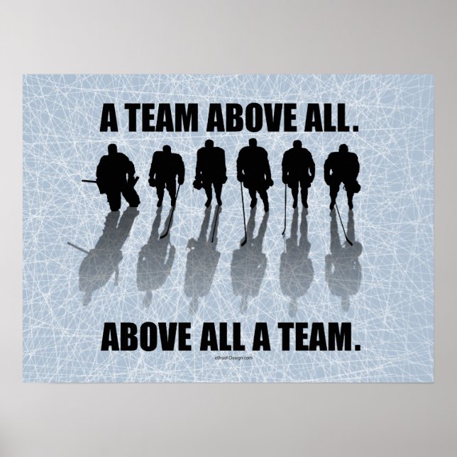 Póster Equipo sobre todo (hockey) (Frente)