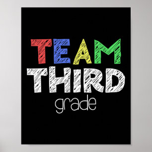 Póster Equipo Tercer Grado 3er Grado Byck Al Colegio 