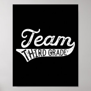 Póster Equipo Tercer Grado - Profesor Estudiante De Vuelt