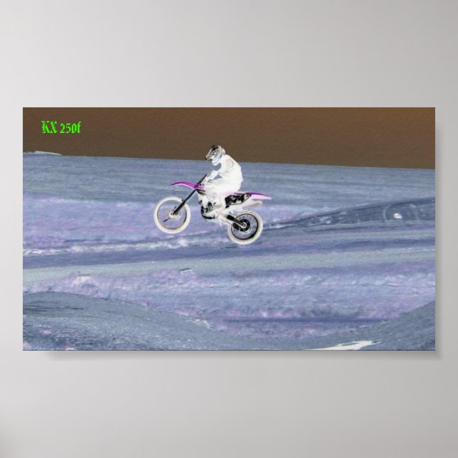 Póster equitación 094, KX 250f (Frente)