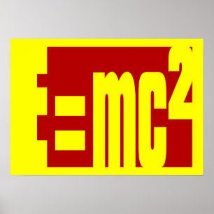 Póster Equivalencia de energía masiva