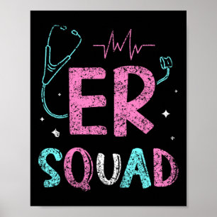 Póster Er Squad Emergency Room Er Nurse Ed Nurses Enferme