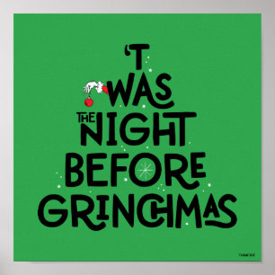 Póster Era la Noche Antes de Grinchmas