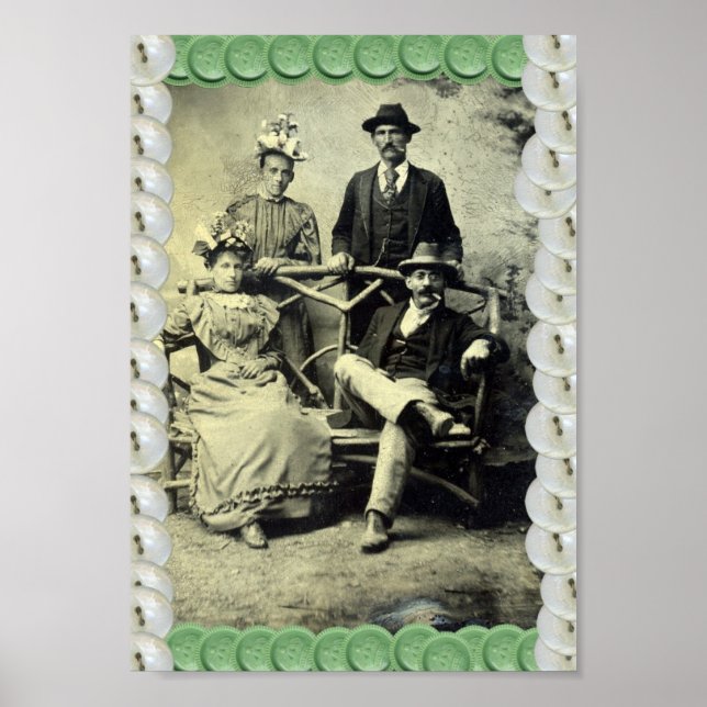 Póster Eran Familias (Frente)