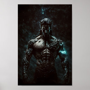 Póster Erebus Imperio del Dios griego en la oscuridad pri