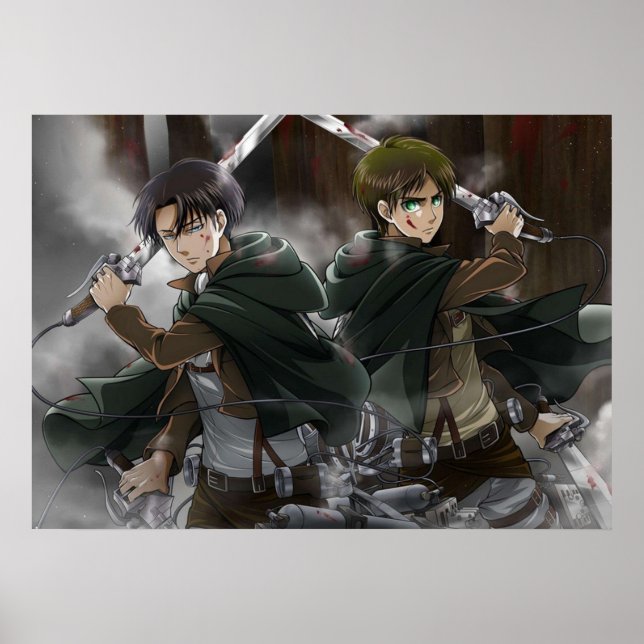 Póster Eren y Levi (Frente)