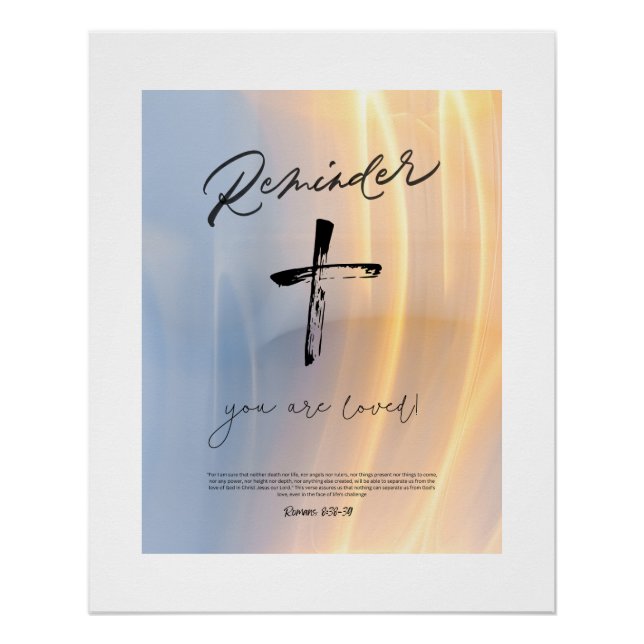 Póster Eres amado (Anverso)