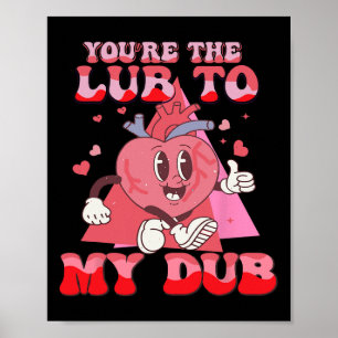Póster Eres el Lube para mi enfermera Cvicu Valentine Ca