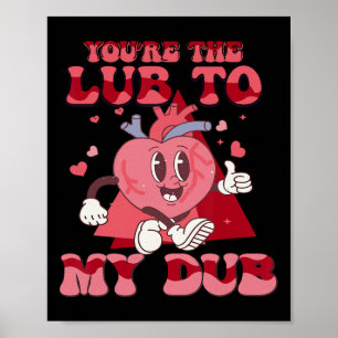 Póster Eres el Lube para mi enfermera Cvicu Valentine Ca