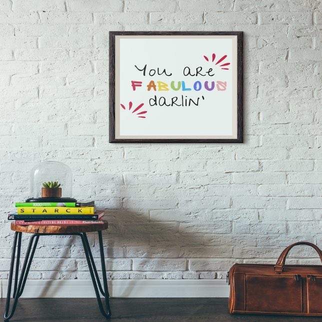 Póster Eres Fabuloso Darlin (Subido por el creador)