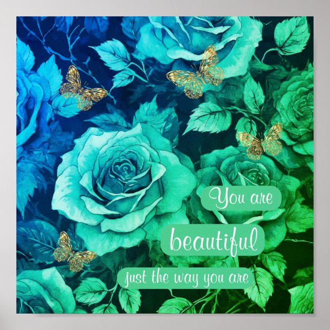 Póster Eres Hermosa Como Eres (Frente)