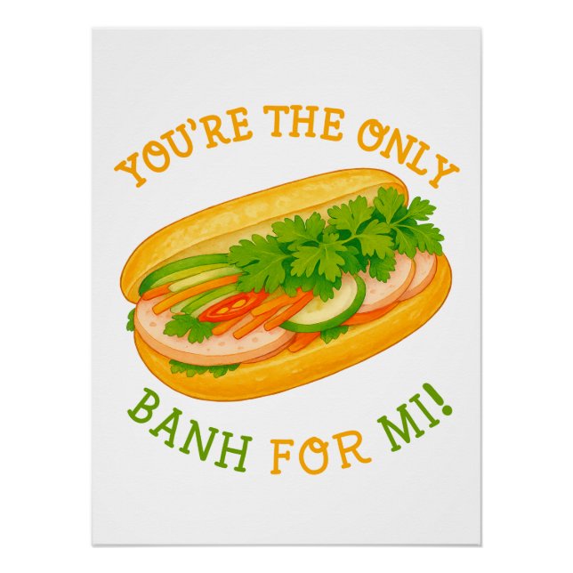 Póster ¡Eres la única Banh para Mi! (Anverso)