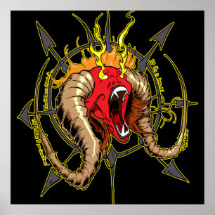 Póster Eres la vida en llamas