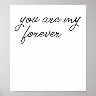 Póster Eres mi Forever