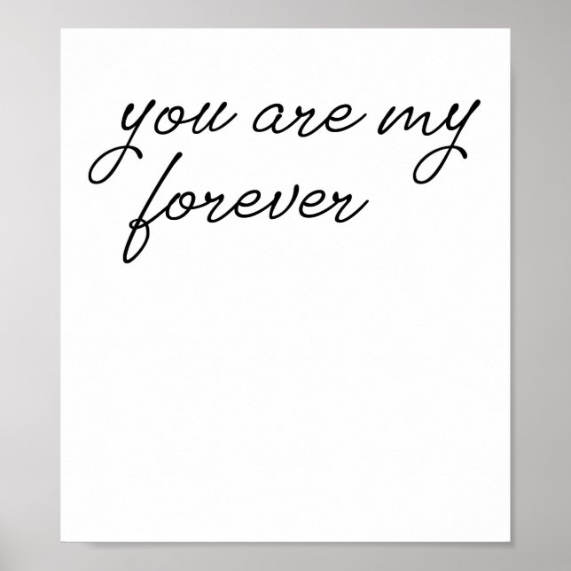 Póster Eres mi Forever (Frente)
