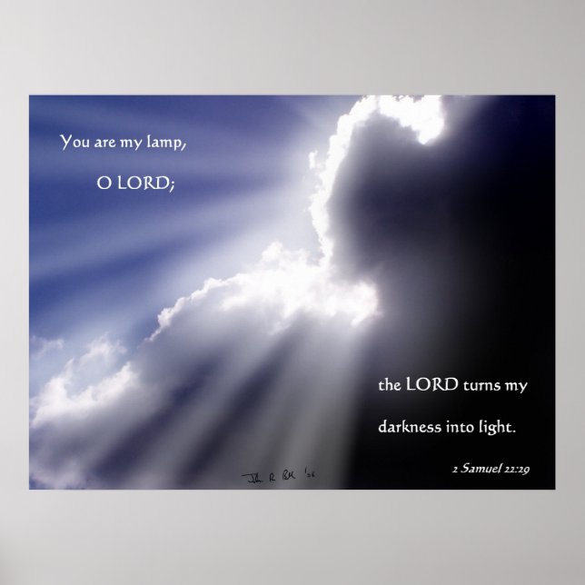 Póster Eres mi lámpara (Frente)