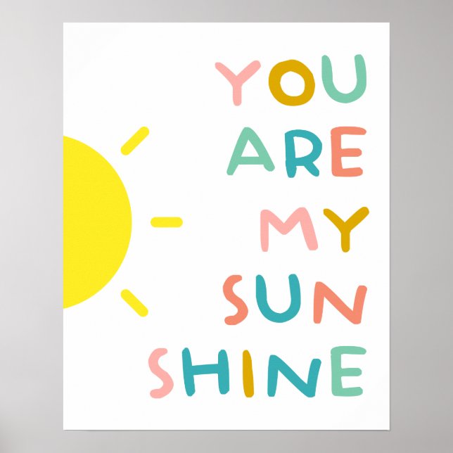 Póster Eres Mi Pastel De Sol (Frente)