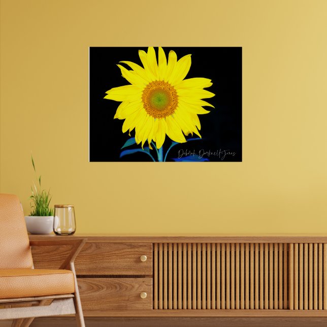 Póster Eres mi poster de girasol brillante. (Salón 2)