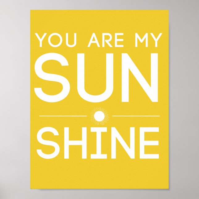 Póster Eres Mi Poster Sunshine (Frente)
