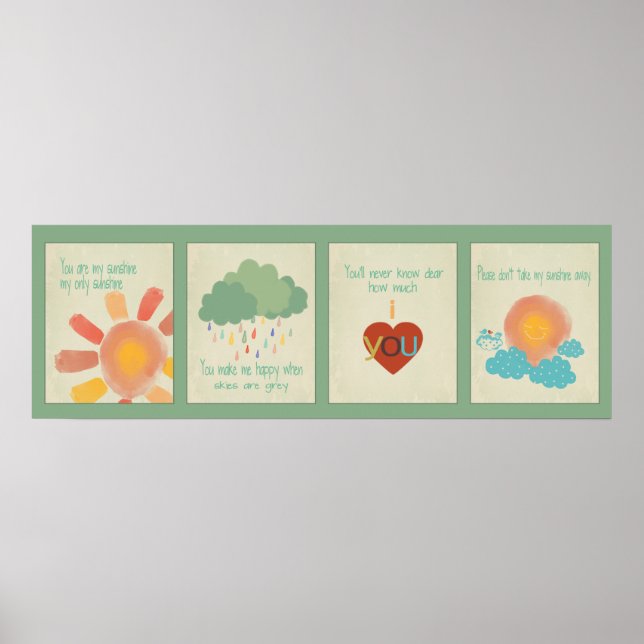 Póster Eres Mi Poster Sunshine (Frente)