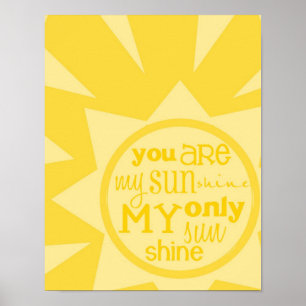 Póster "eres mi sol" poster impreso