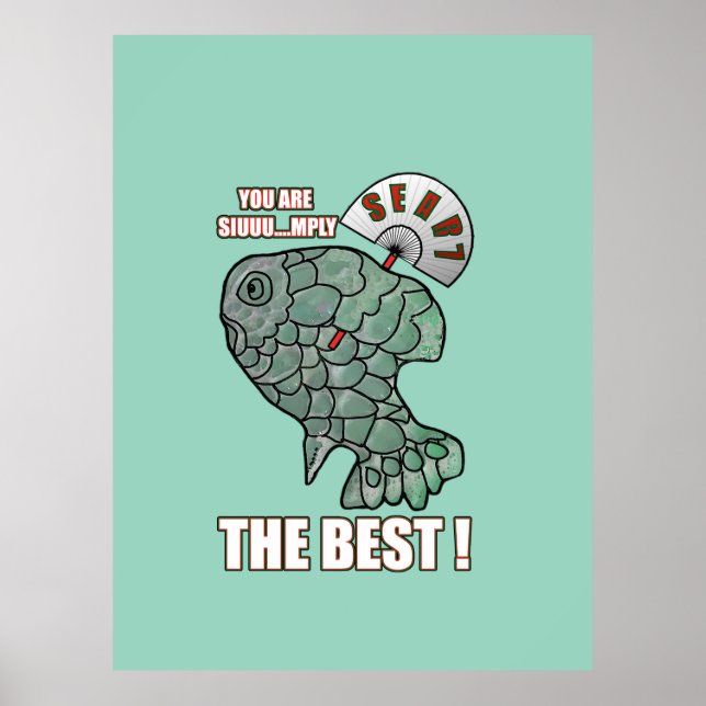 Póster Eres Siuuu...mplemente El Mejor (Frente)