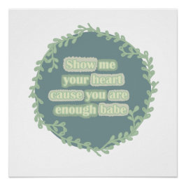 Póster ¡Eres suficiente!