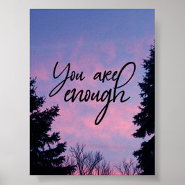 Póster Eres suficiente