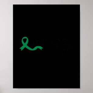 Póster Eres Suficiente Salud Mental Cinta Verde Suicidio