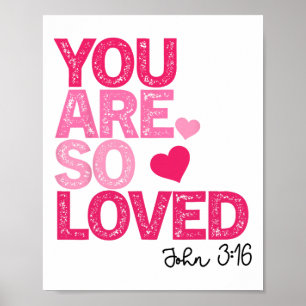 Póster Eres Tan Amado Rel Religión Cristiana San ValentÃ