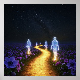 Póster Eres un Espíritu dentro de un cuerpo y no vicevers