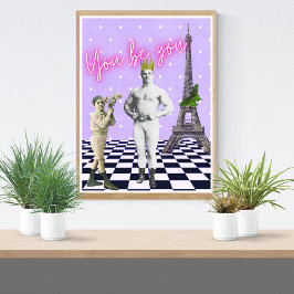 Póster Eres Un Hombre Fuerte De Vintage