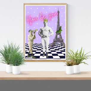 Póster Eres Un Hombre Fuerte De Vintage