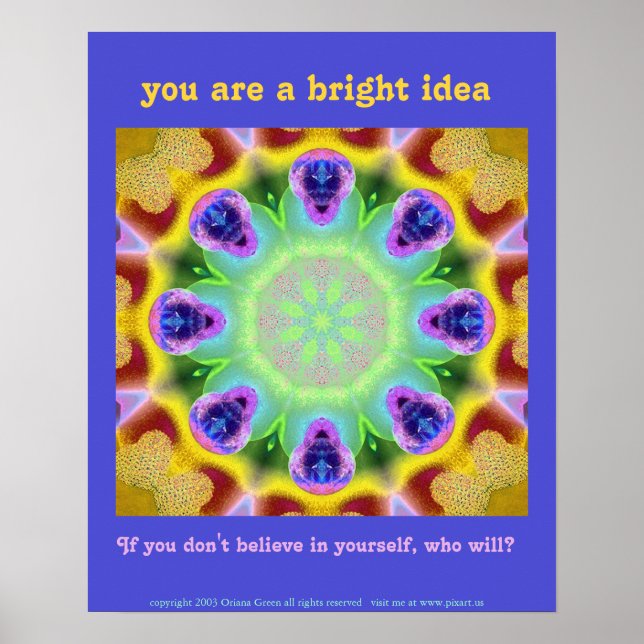 Póster Eres una idea brillante (Frente)