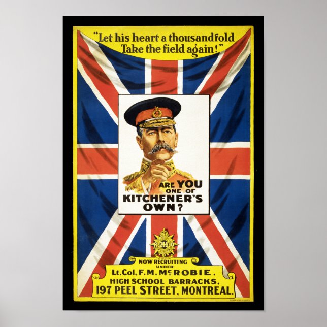 Póster ¿Eres uno propio de Kitchener? (Frente)