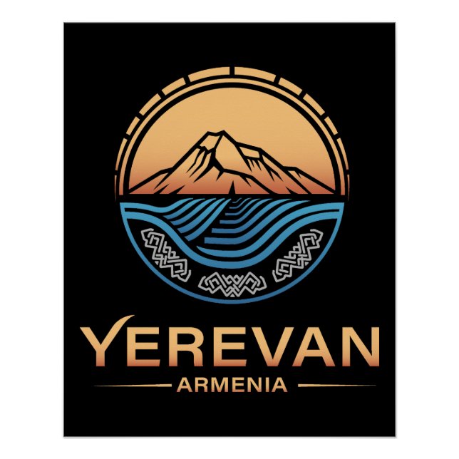Póster Ereván Armenia (Anverso)