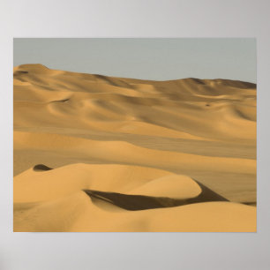 Póster Erg Awbari, desierto del Sahara, Fezzan, Libia.