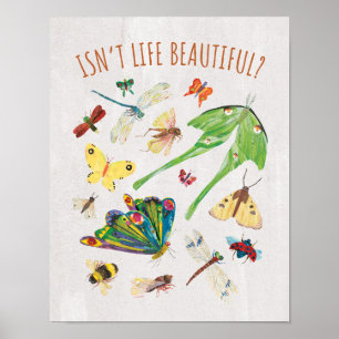 Póster Eric Carle   ¿No es bella la vida?