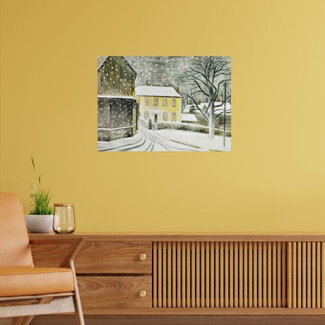 Póster Eric Ravilious - Hallstead Road en la nieve, (Salón 2)
