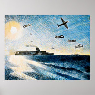Póster Eric Ravilious - HMS Glorioso en el Ártico