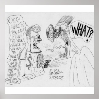 Póster Erica Crooks Comics : Game Show scam