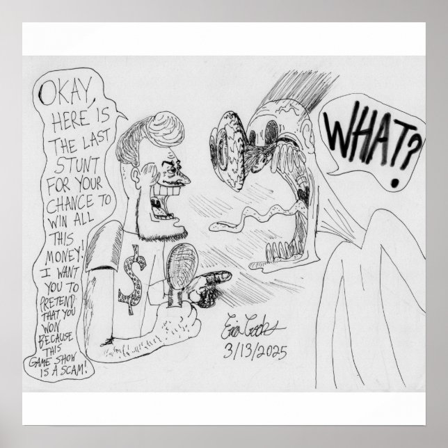 Póster Erica Crooks Comics : Game Show scam (Frente)