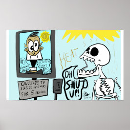 Póster Erica Crooks Comics: Ola de calor veraniega / come