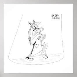 Póster Erica Crooks Comics - sneaky villain man