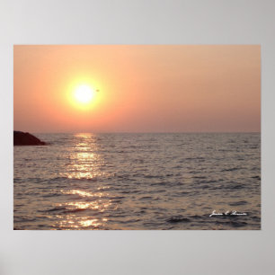 Póster Erie PA Sunset