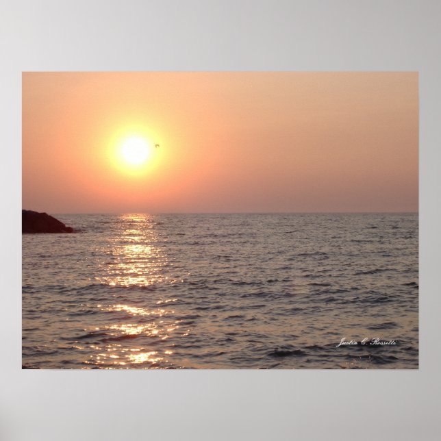 Póster Erie PA Sunset (Frente)