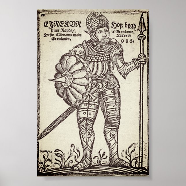 Póster Erik the Red (Frente)