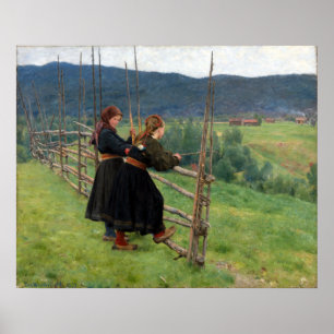 Póster Erik Werenskiold Septiembre