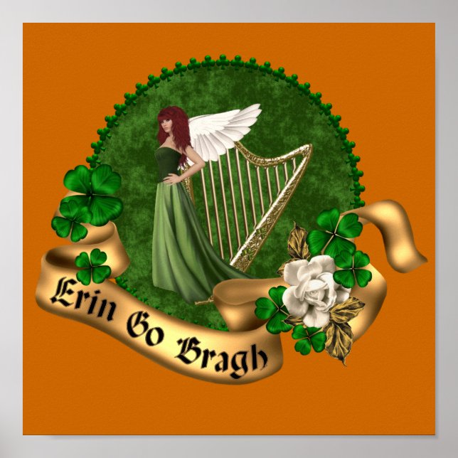 Póster Erin Go Bragh Irish (Frente)